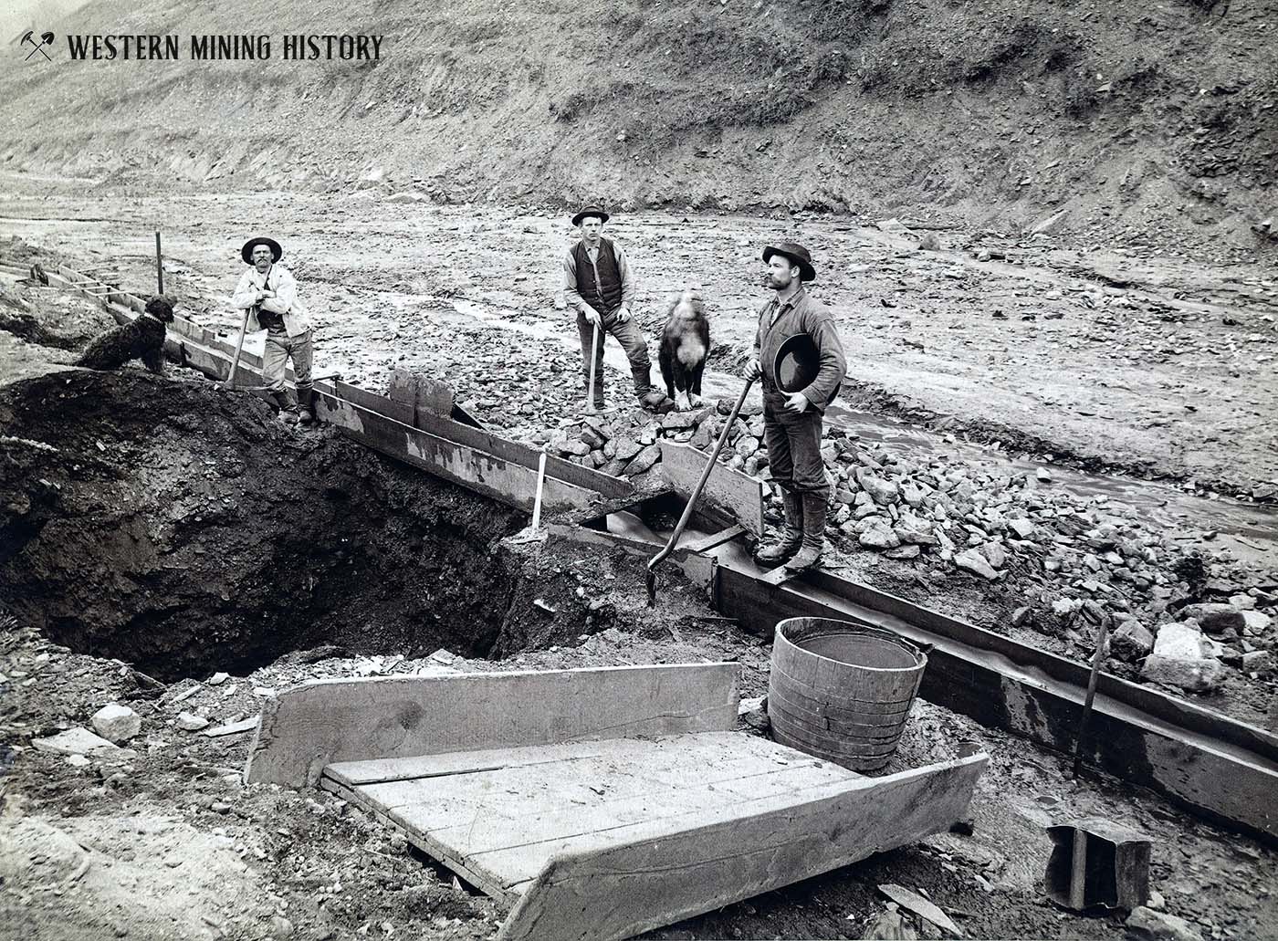 Placer miners in the Deadwood area late 1800s