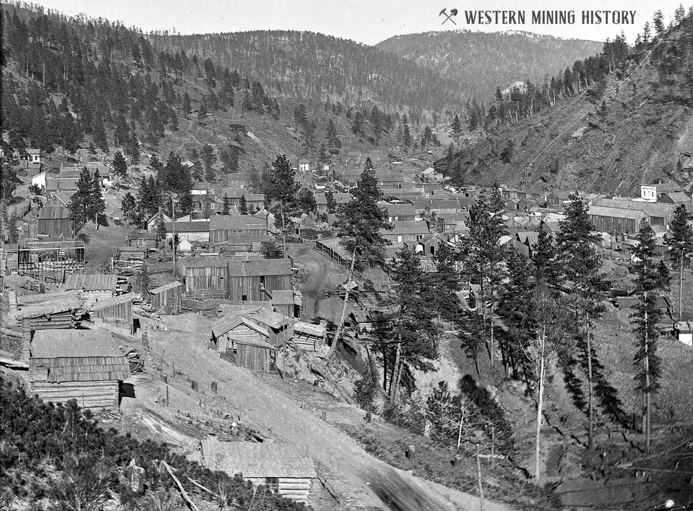 View of Deadwood from the West 1877