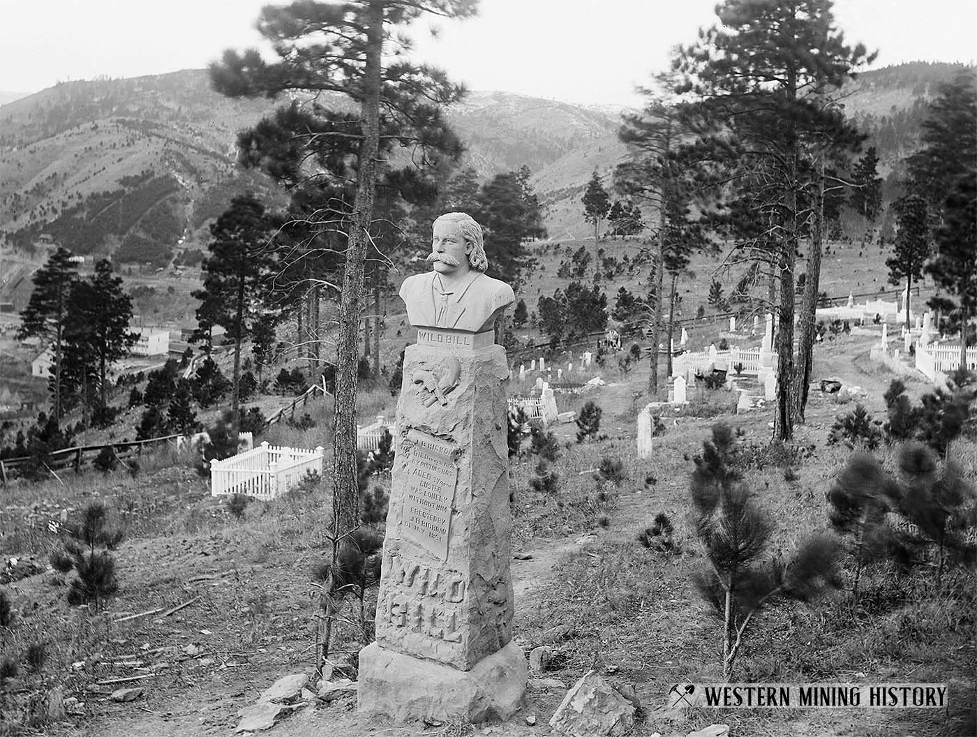Grave of Wild Bill at Deadwood 1892
