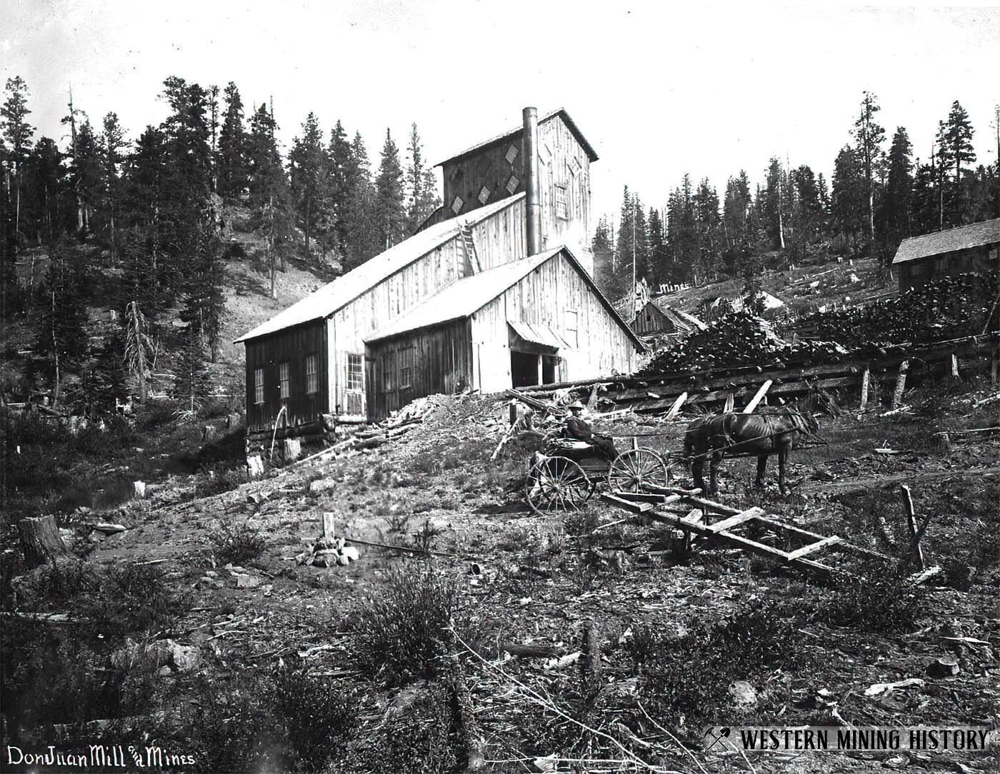 Don Juan mine near Greenhorn City, Oregon 1901