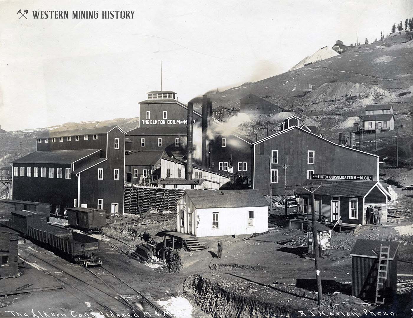 Elkton Mine - Cripple Creek district ca. 1905