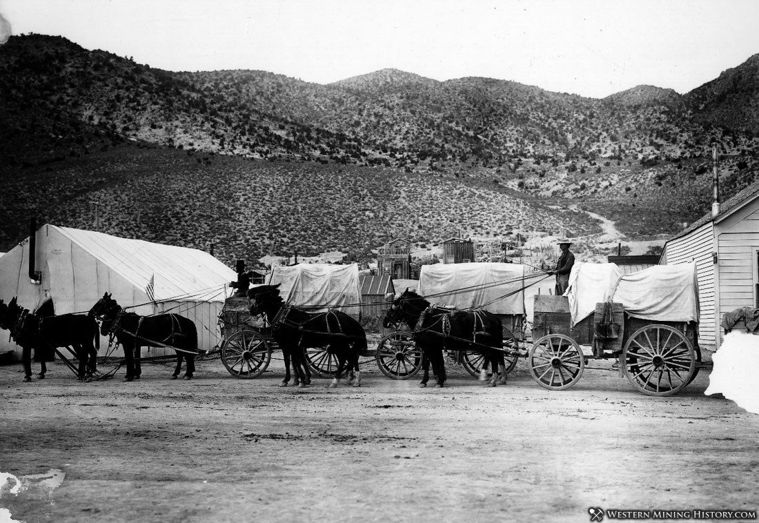 Freighters at Ely, Nevada September 1906