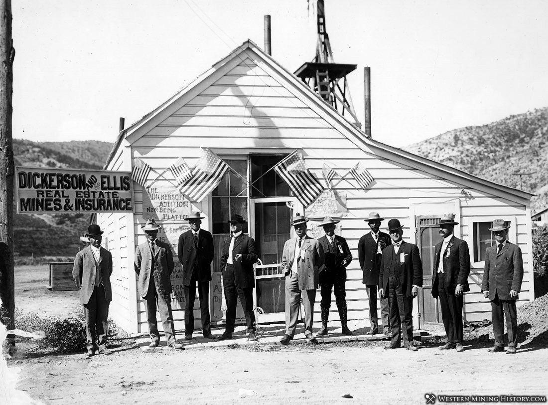 Dickerson and Ellis, Real Estate Mines and Insurance - Ely, Nevada 1906