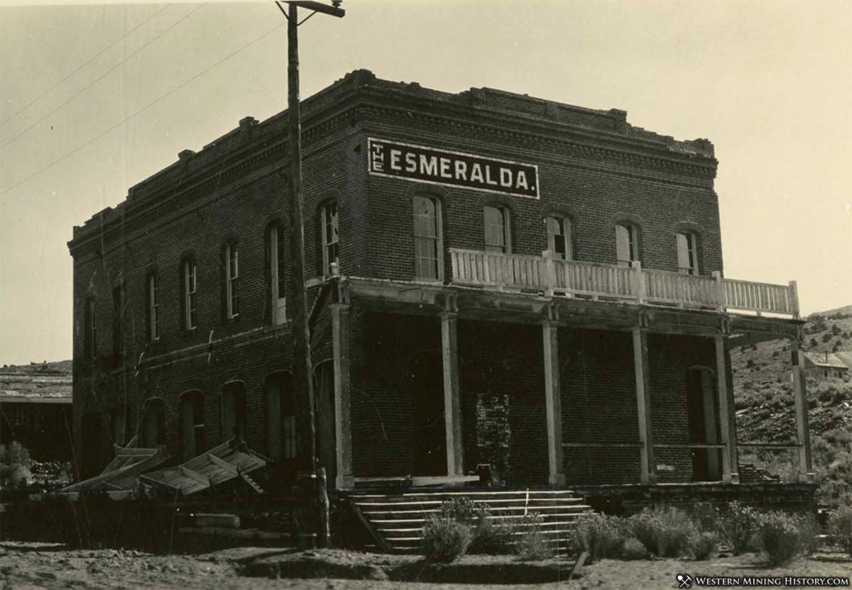 Esmeralda Hotel in Aurora, Nevada, 1920s