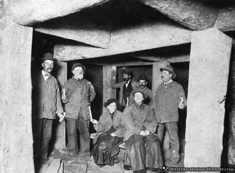 Inside a Eureka Mine 1898