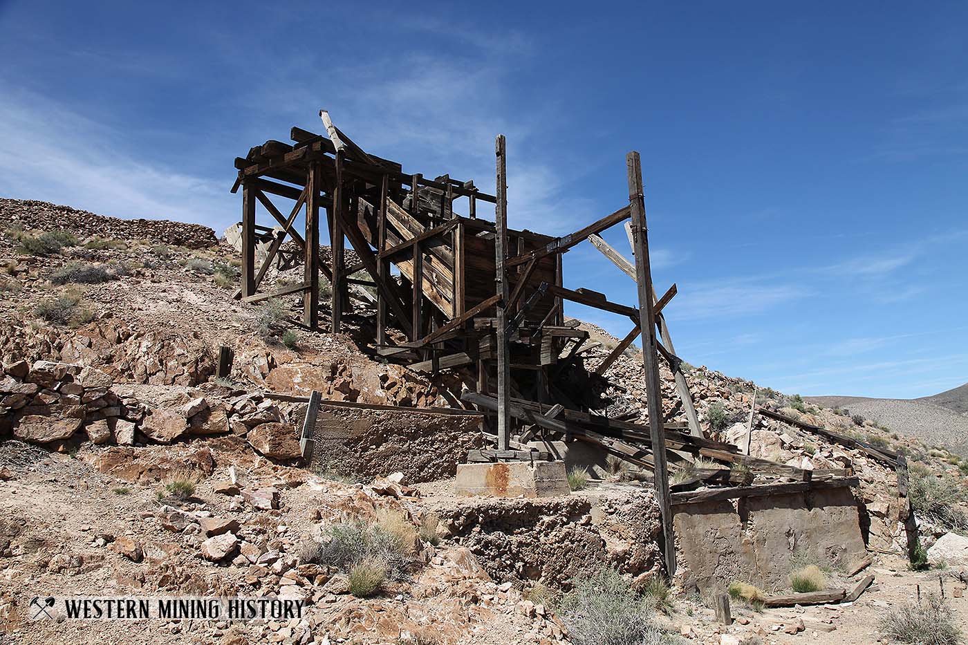 Cashier mill at the Eureka mine