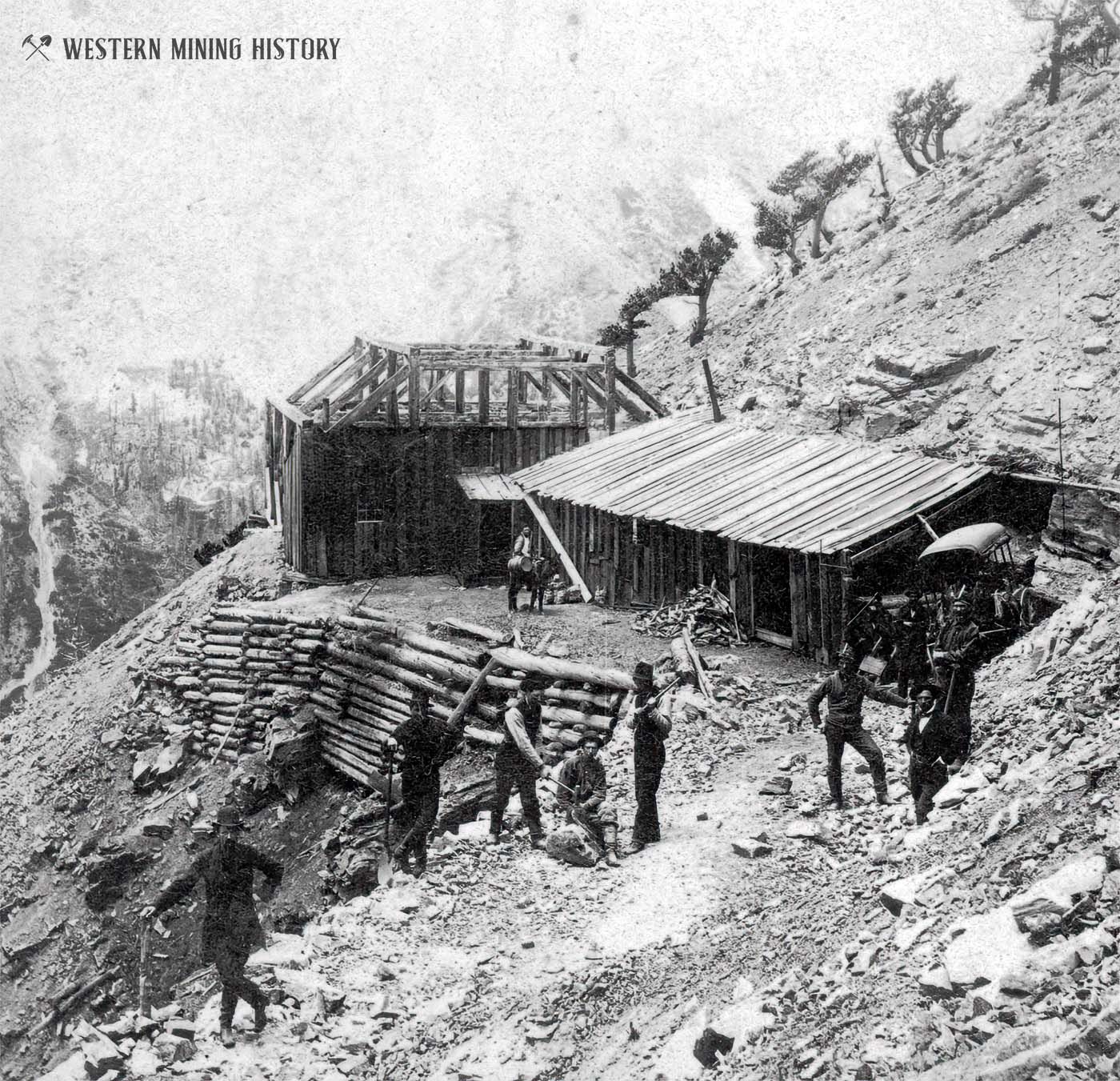 Excelsior Mine near Capitol City, Colorado ca. 1880