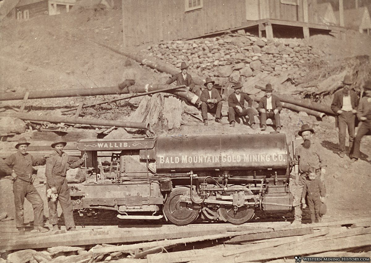 Bald Mountain Mining Co. near Forest City, California ca. 1870