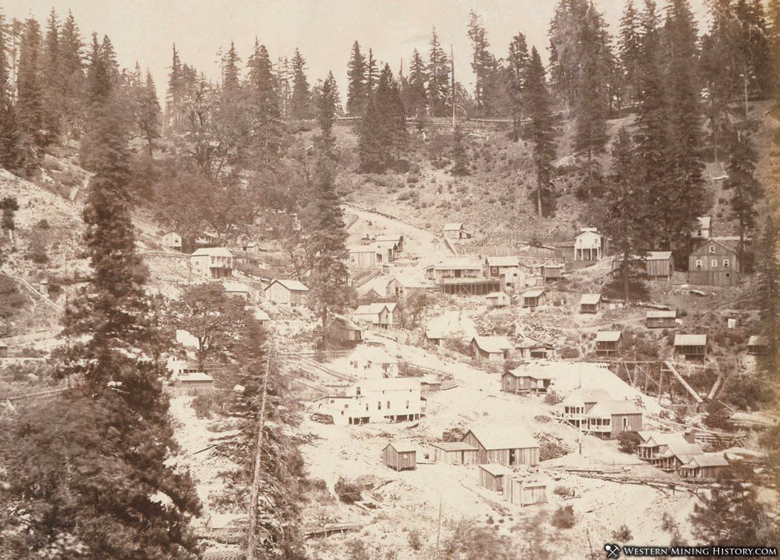 View of Foresthill, California in 1858