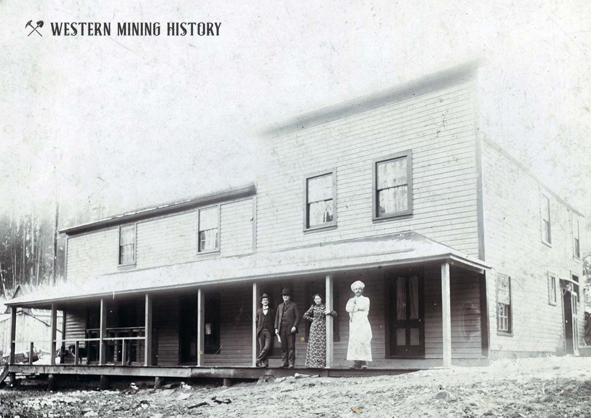 Hotel at Garnet, Montana ca. 1900