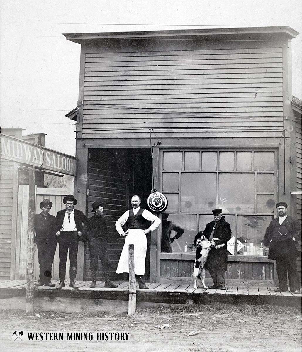 Midway Saloon at Garnet, Montana ca. 1900