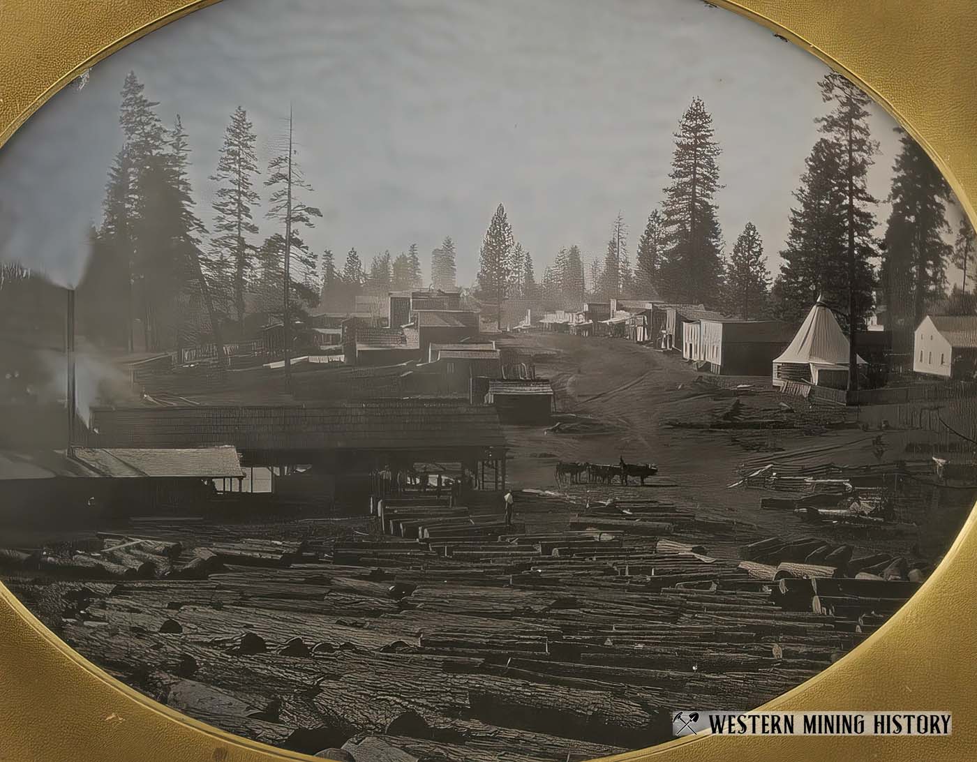 Sawmill at Georgetown, California ca. 1850