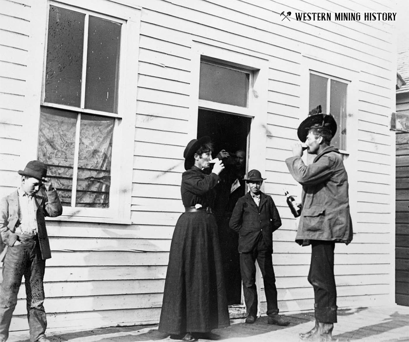 Calamity Jane at Gilt Edge, Montana ca. 1887