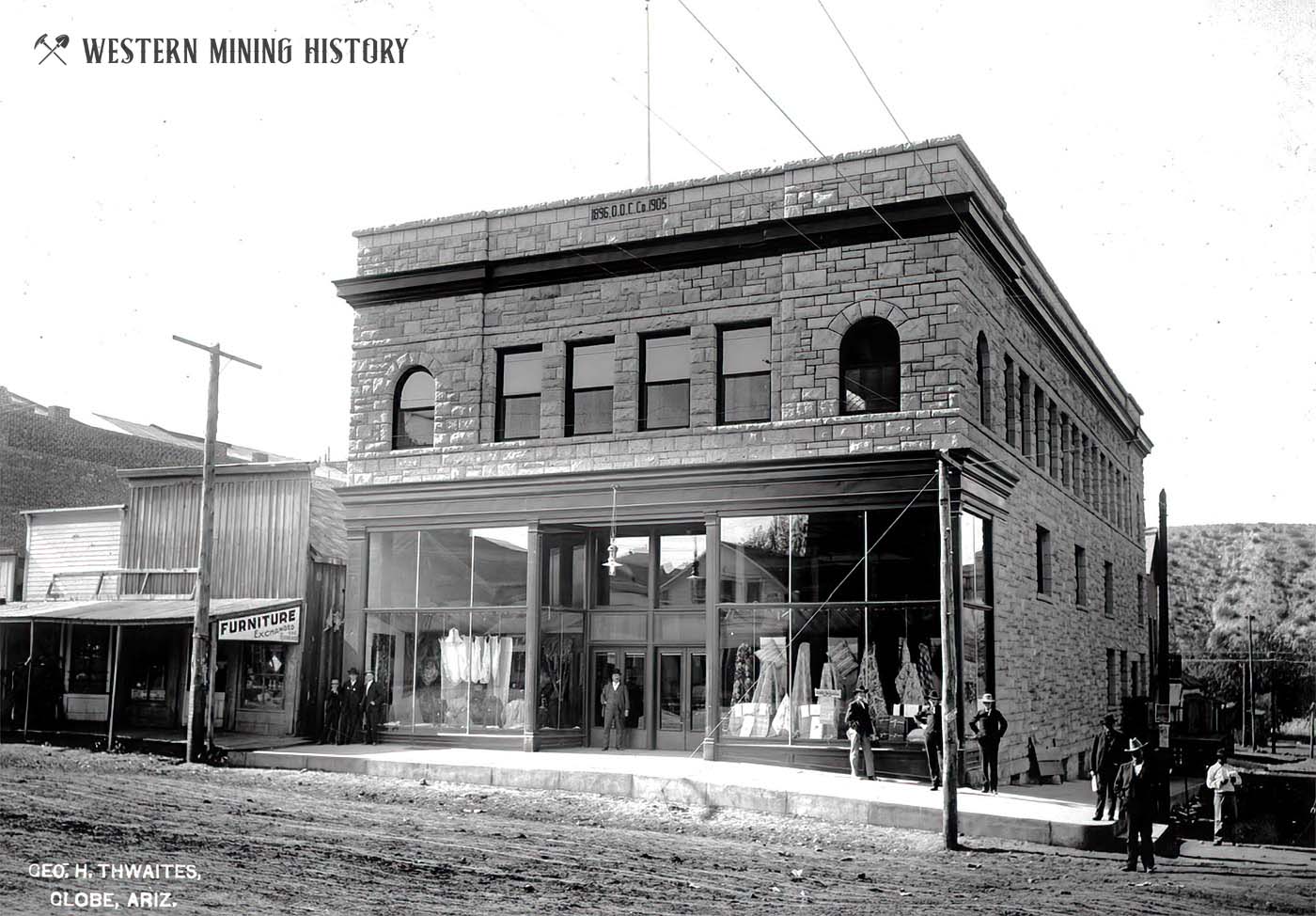 Old Dominion Commercial Company at Globe, Arizona ca. 1905