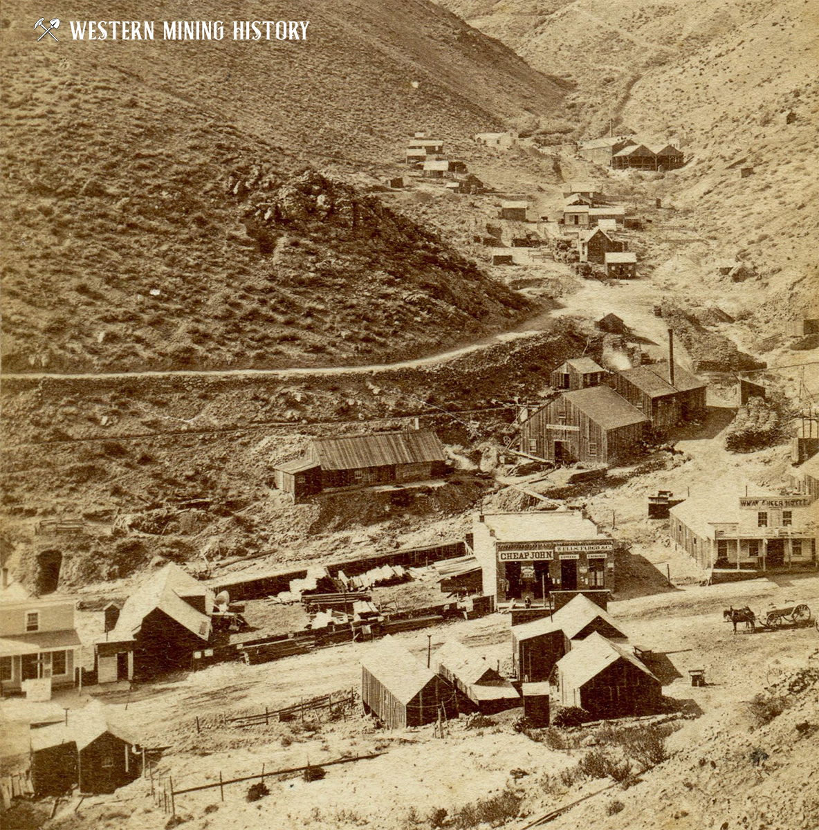 Bower's Canyon at Gold Hill, Nevada 1862