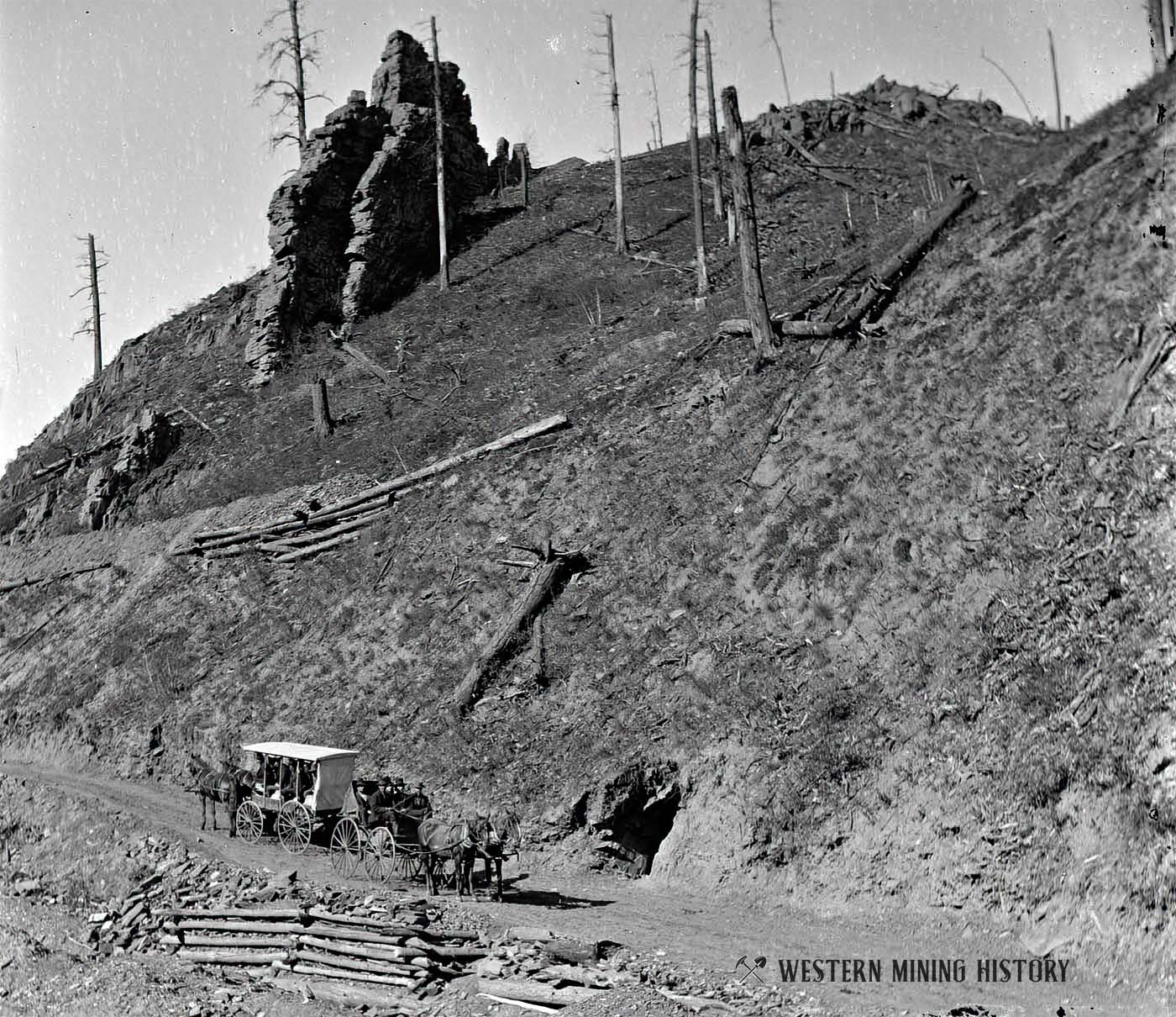Gold Point Pass - Toll Road to Deadwood 1877