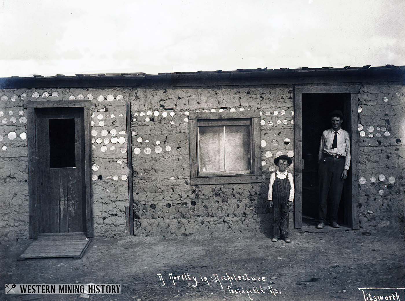 Bottle House at Goldfield, Nevada ca. 1905