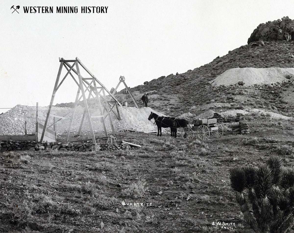 Quartzite Mine at Goldfield, Nevada ca. 1904