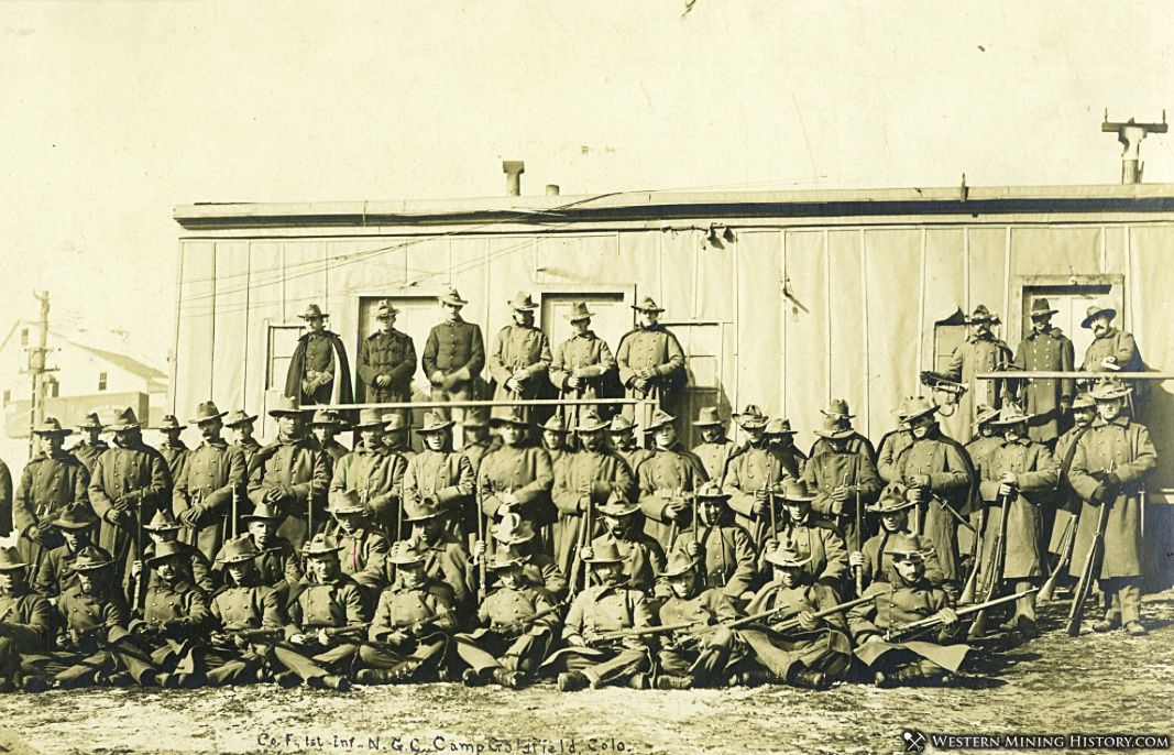 National Guard at Goldfield, Colorado 1903