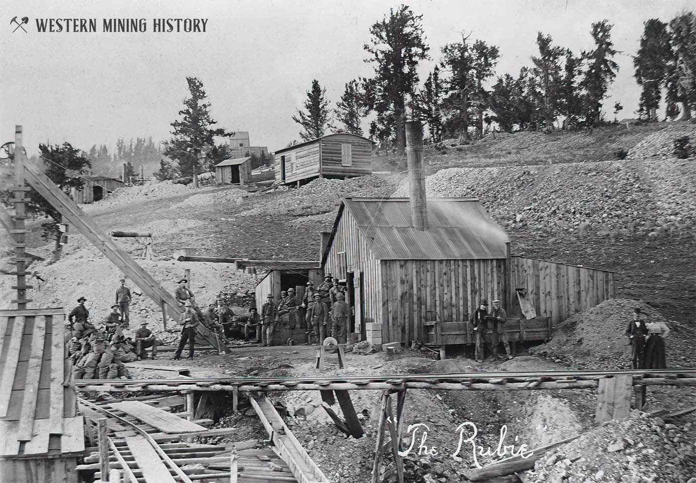 Rubie mine near Goldfield, Colorado ca. 1900