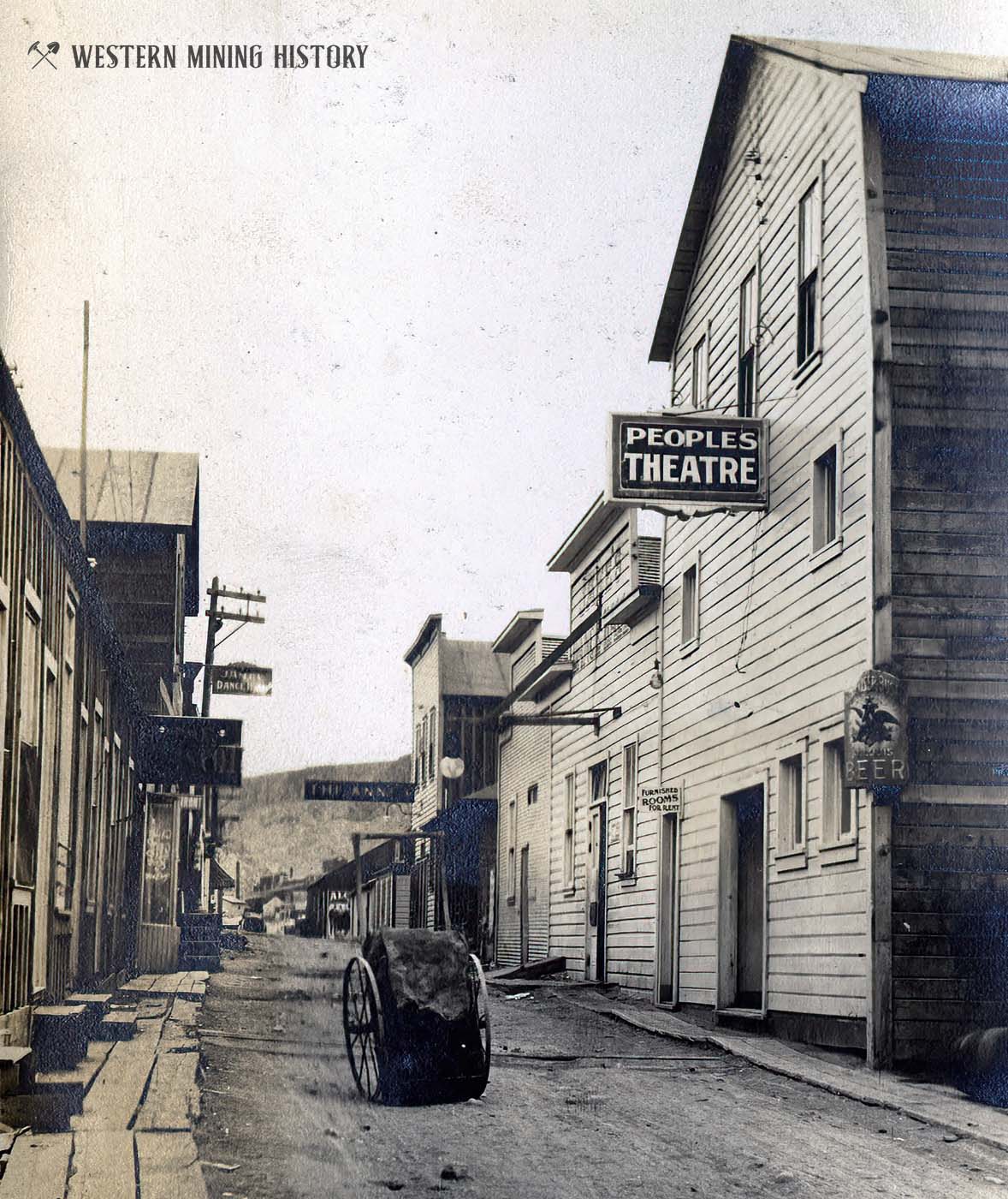 One of Goldfield's many streets ca. 1910
