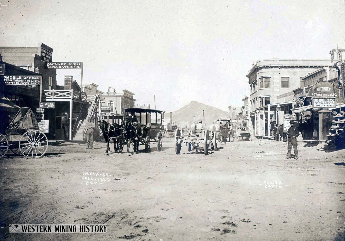 Main Street - Goldfield, Nevada 1905
