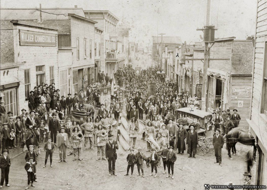 Fourth of July in Granite, Montana ca. 1900