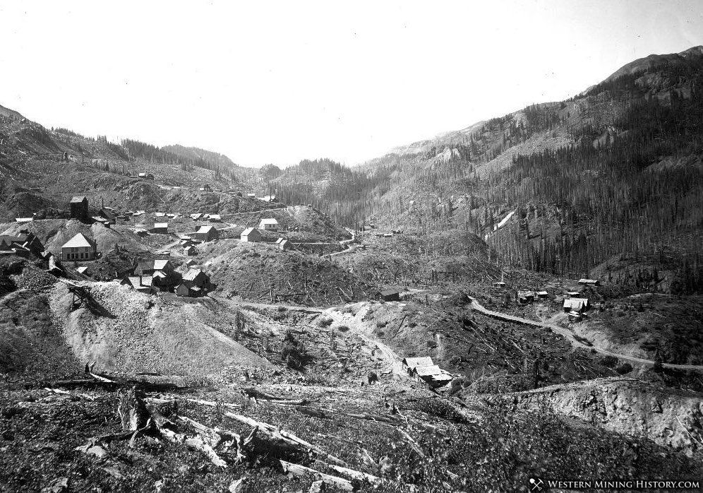 View of the mines at Guston