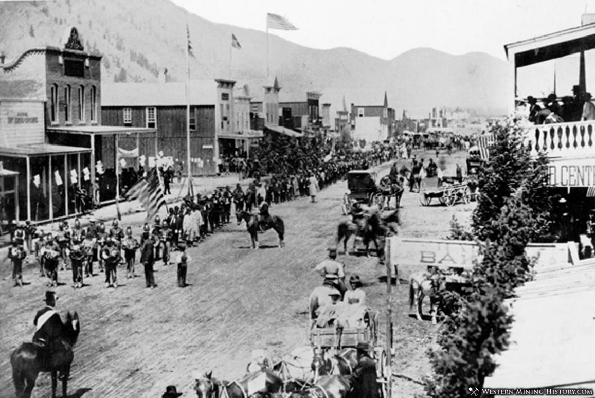 Fourth of July Parade - Hailey, Idaho 1883