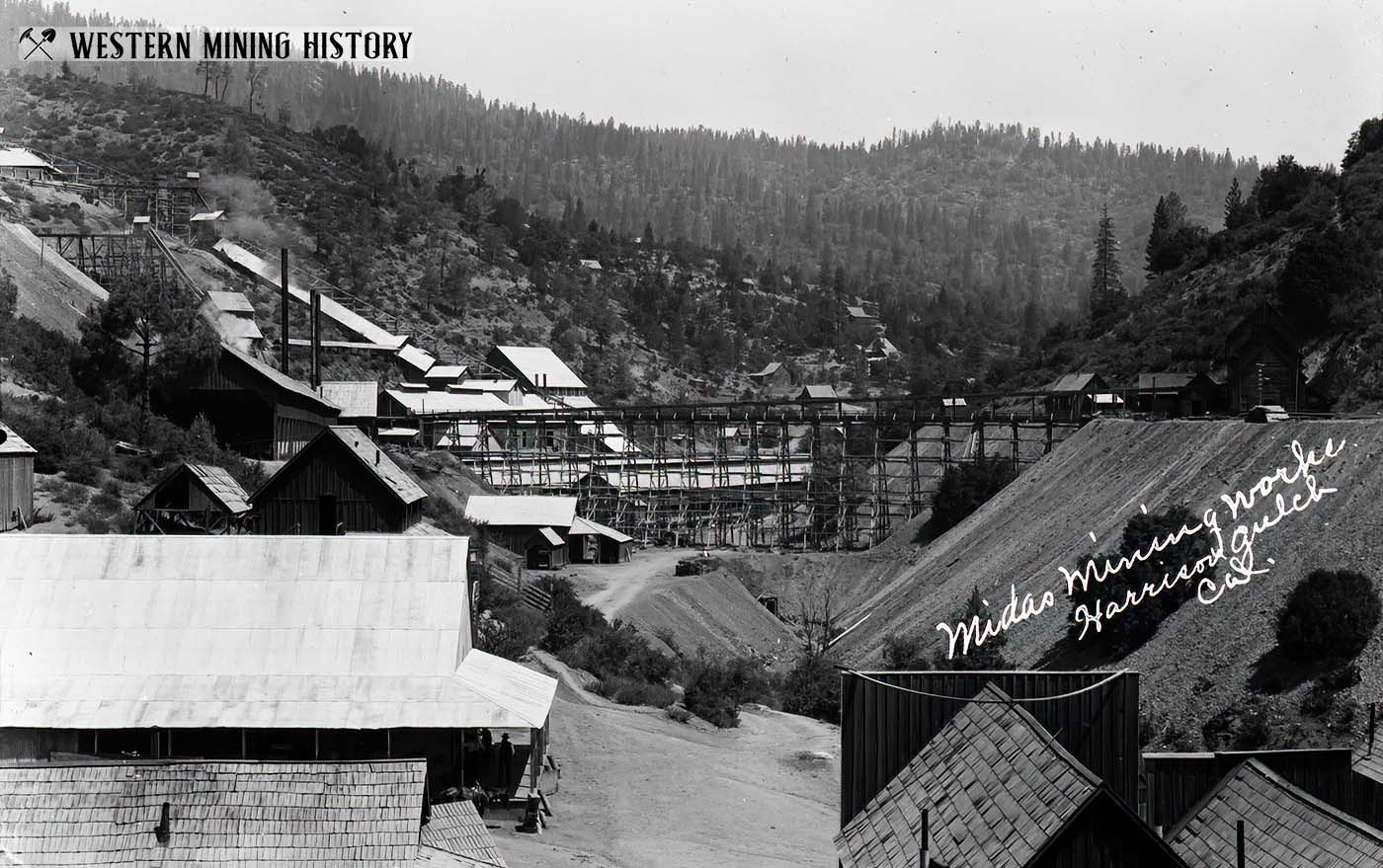 Midas mine at Harrison Gulch, California