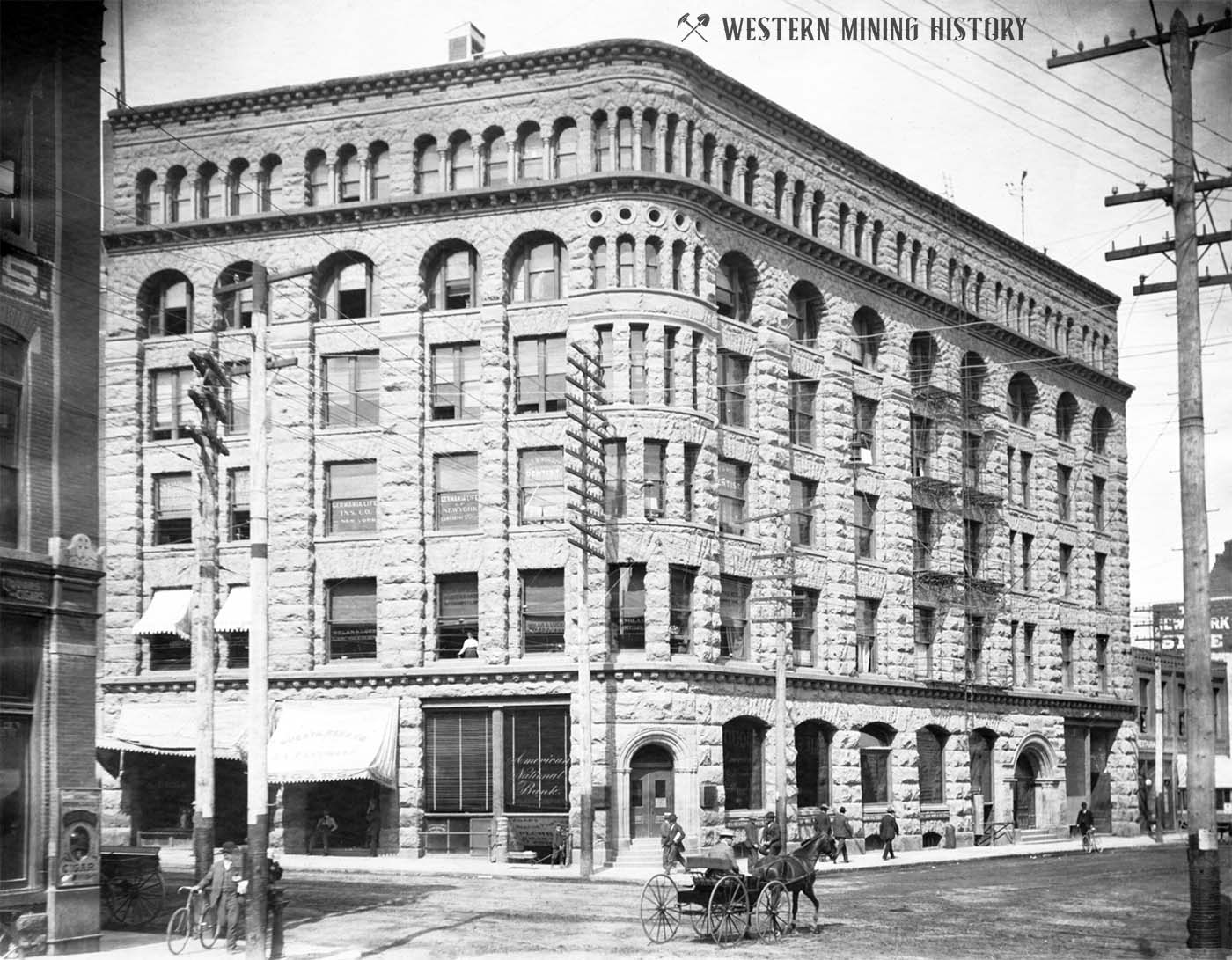 Power Building at Helena, Montana ca. 1890s