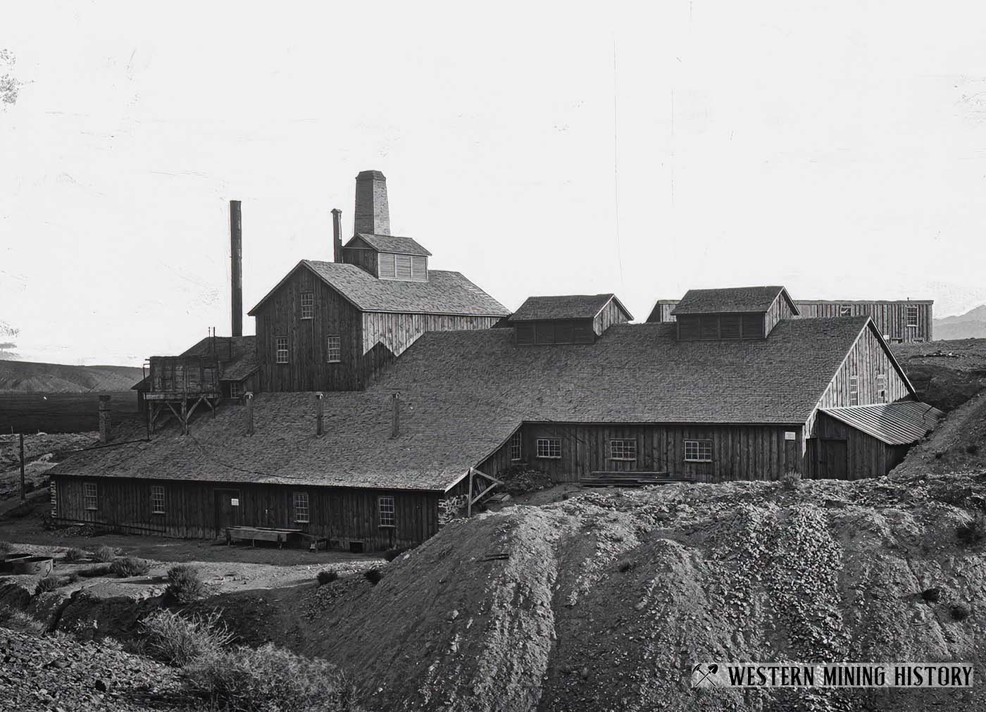 Mill of the Hiko Silver Mining Company - Hiko, Nevada 1871