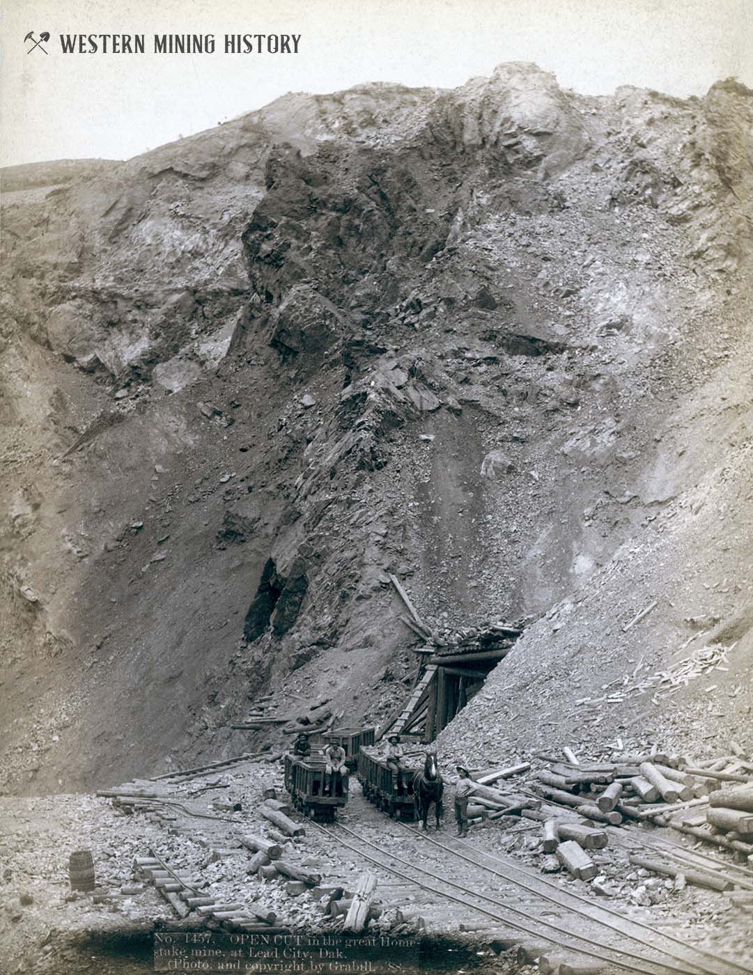 Open Cut at the Homestake Mine 1888