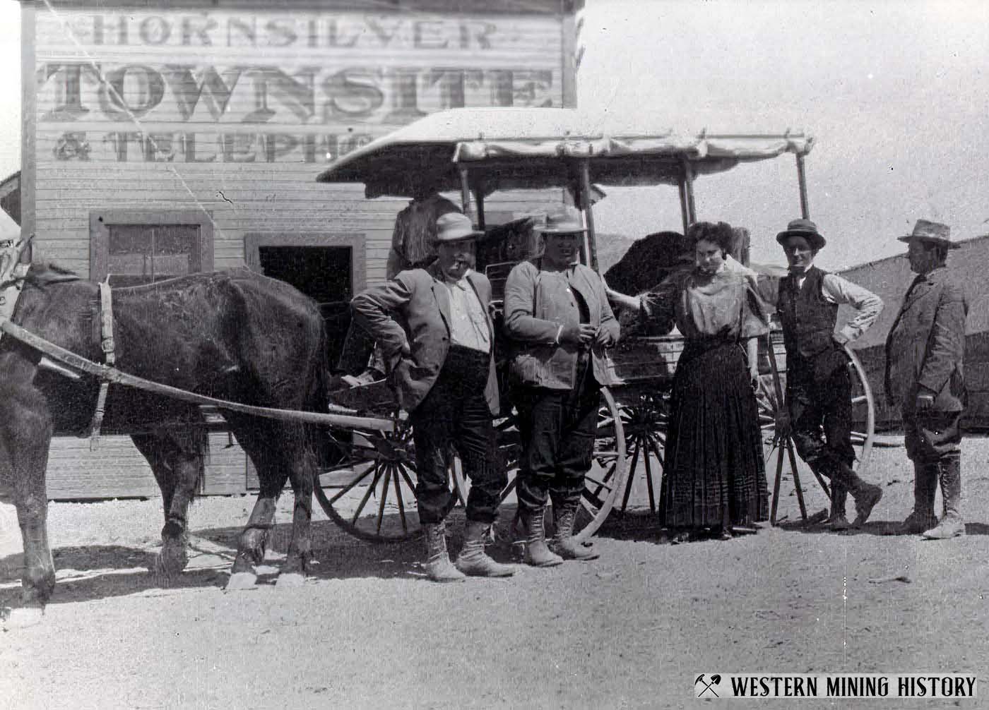 Stage arrives at Hornsilver 1908