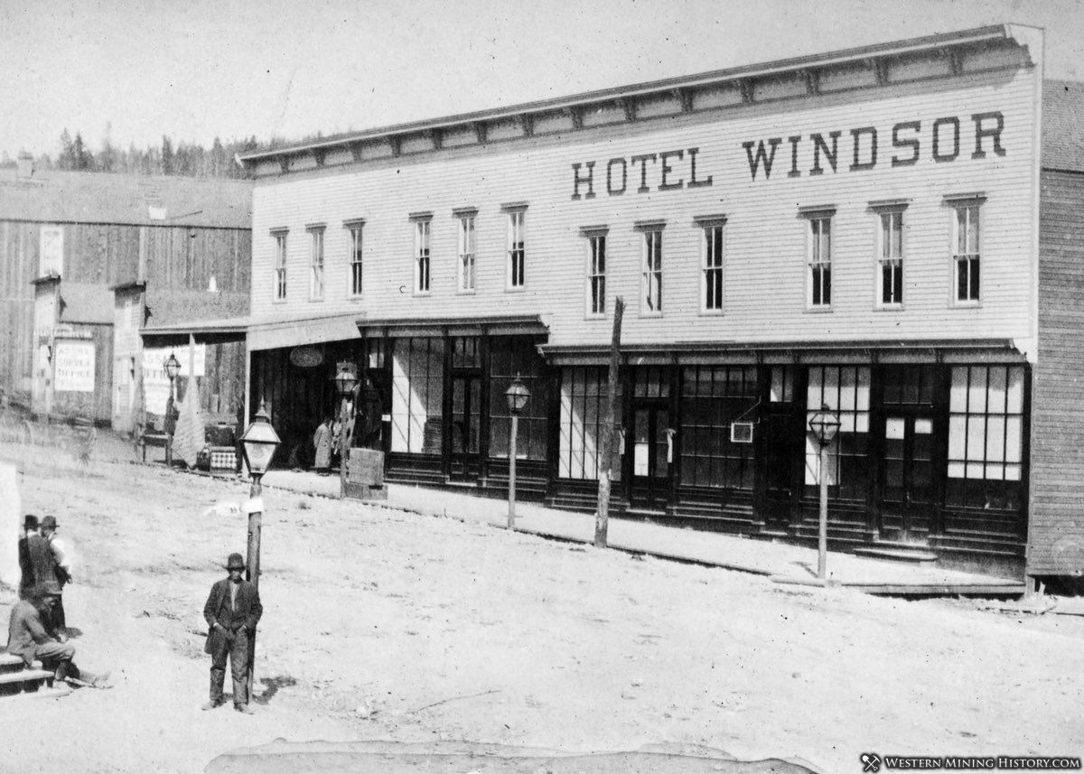 Hotel Windsor on Chestnut Street - Leadville, Colorado ca. 1880