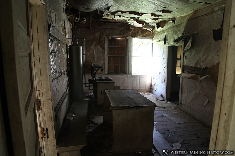 Kitchen in Ruins of Commercial Building
