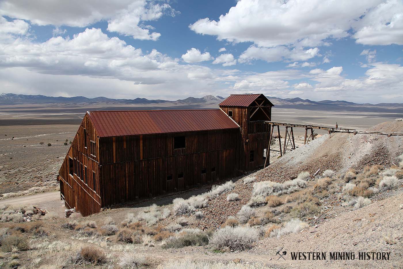 View from the stamp mill at Berlin, Nevada