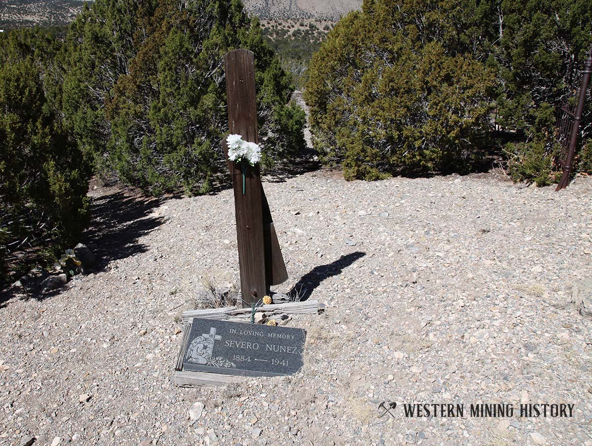 Grave at the Kelly, New Mexico cemetery