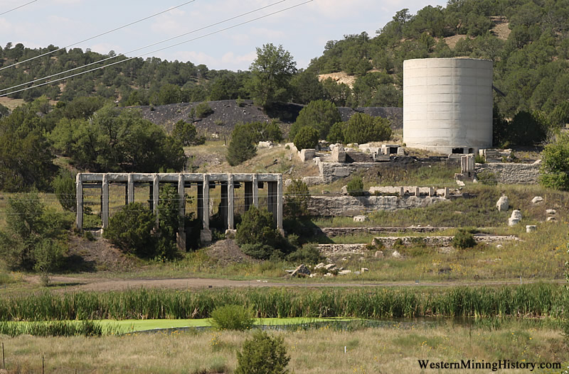 Ruins of a coal mine at Cokedale Colorado