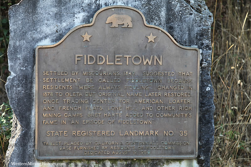 Fiddletown California