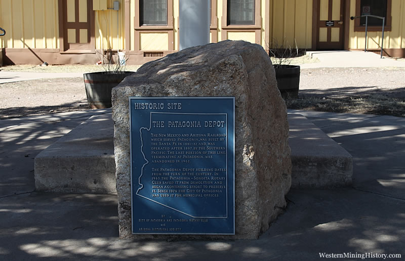 Patagonia Depot Historical Marker