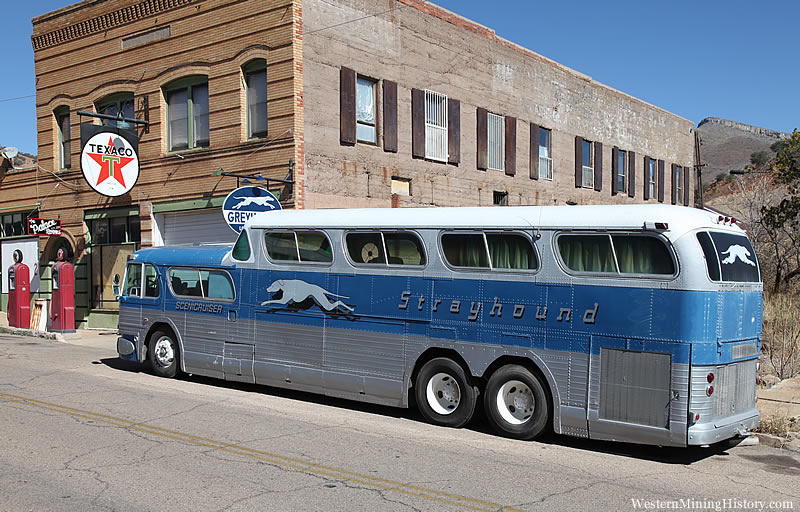 Vintage bus at Lowell Arizona