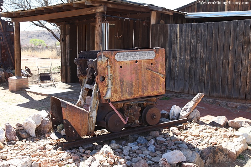 Antique ore car at Pearce Arizona