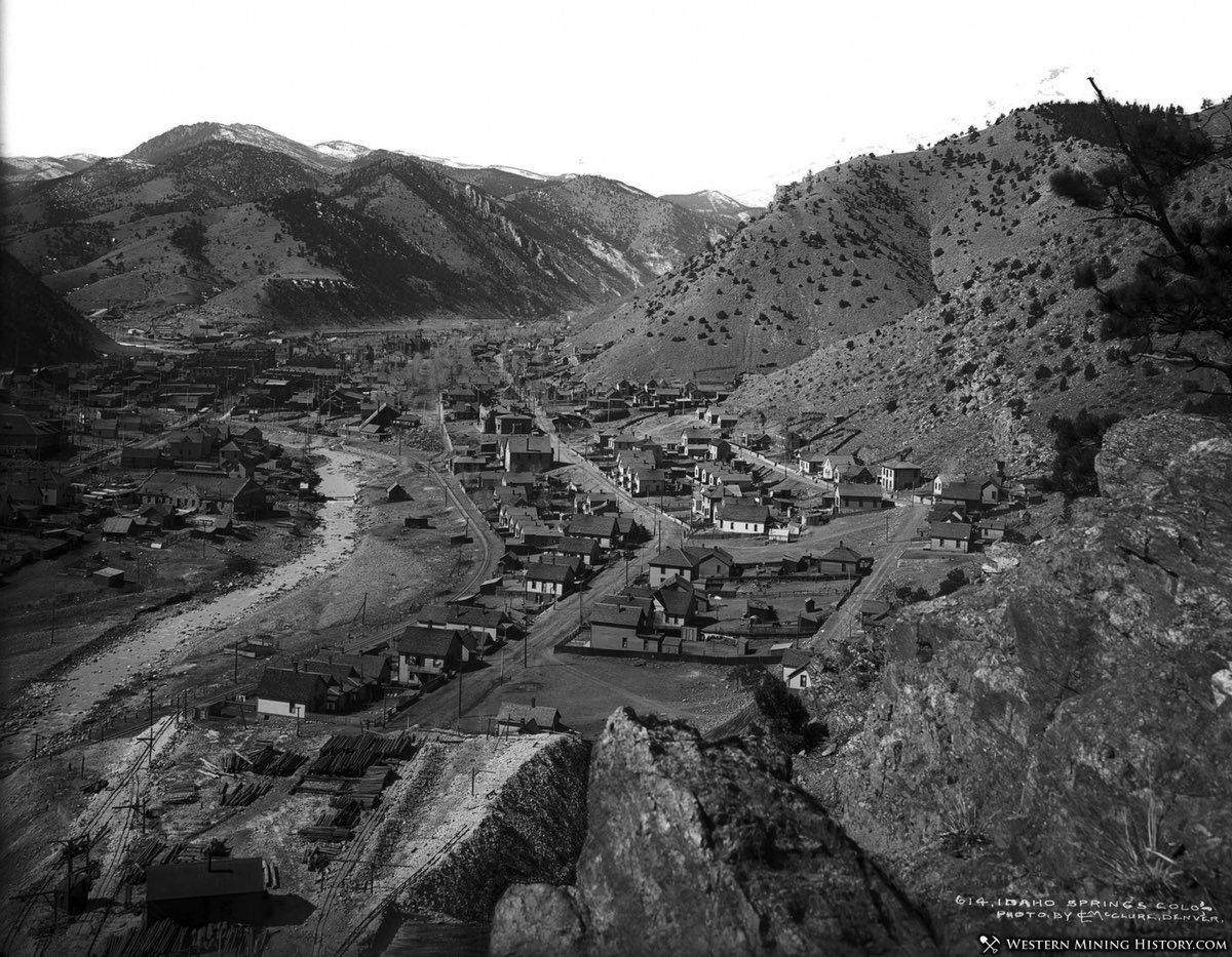 View of Idaho Springs, Colorado ca. 1900