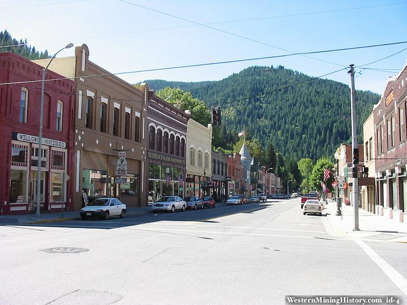 Downtown Wallace, Idaho.