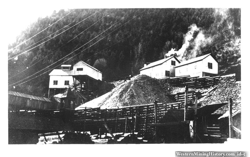 Marsh Mine Mill at Burke, Idaho early 1900s.