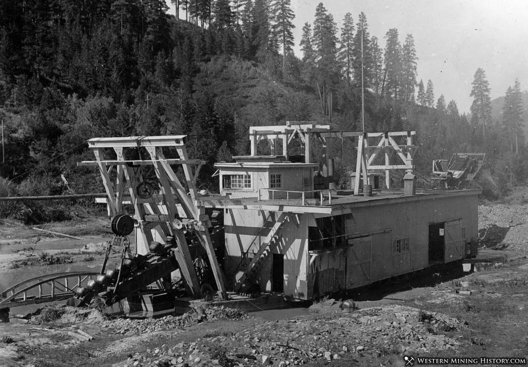 Boston and Idaho Dredge - Idaho City 1914