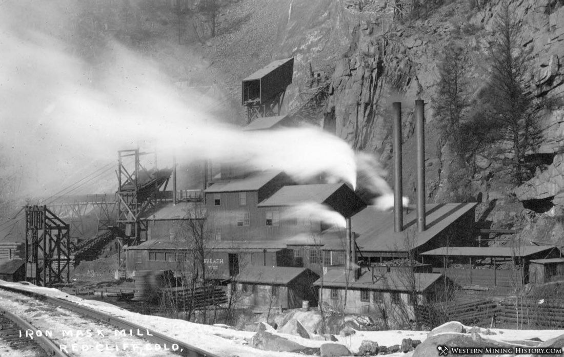 Iron Mask Mill - Red Cliff, Colorado ca. 1900