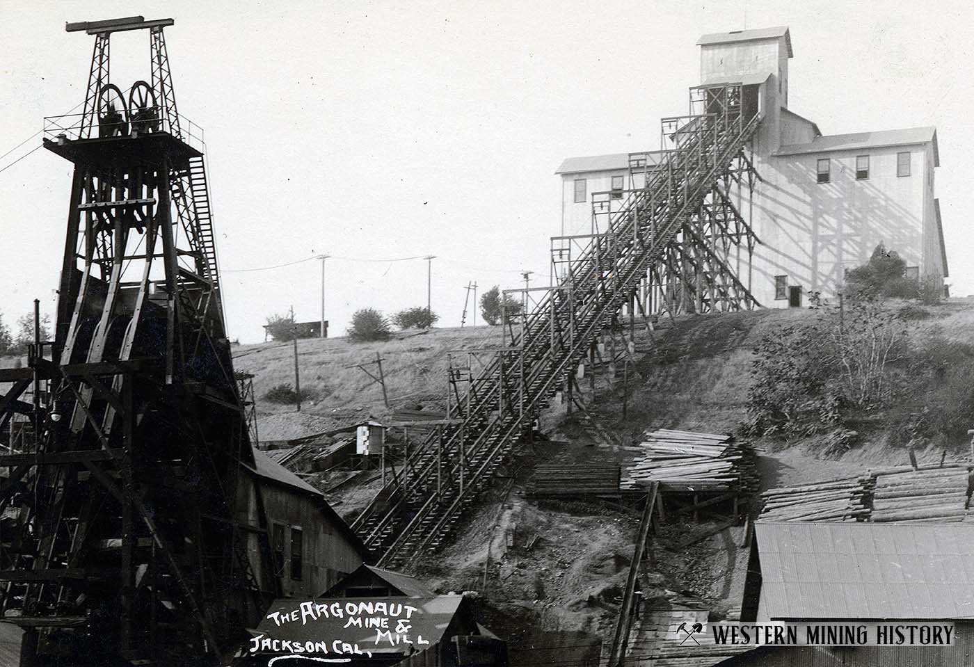 Argonaut Mine - Jackson, California ca. 1920