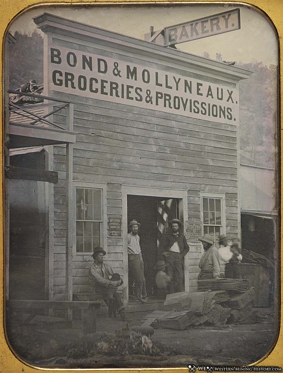 Bond & Mollyneaux Groceries and Provisions - Jacksonville, California ca. 1850